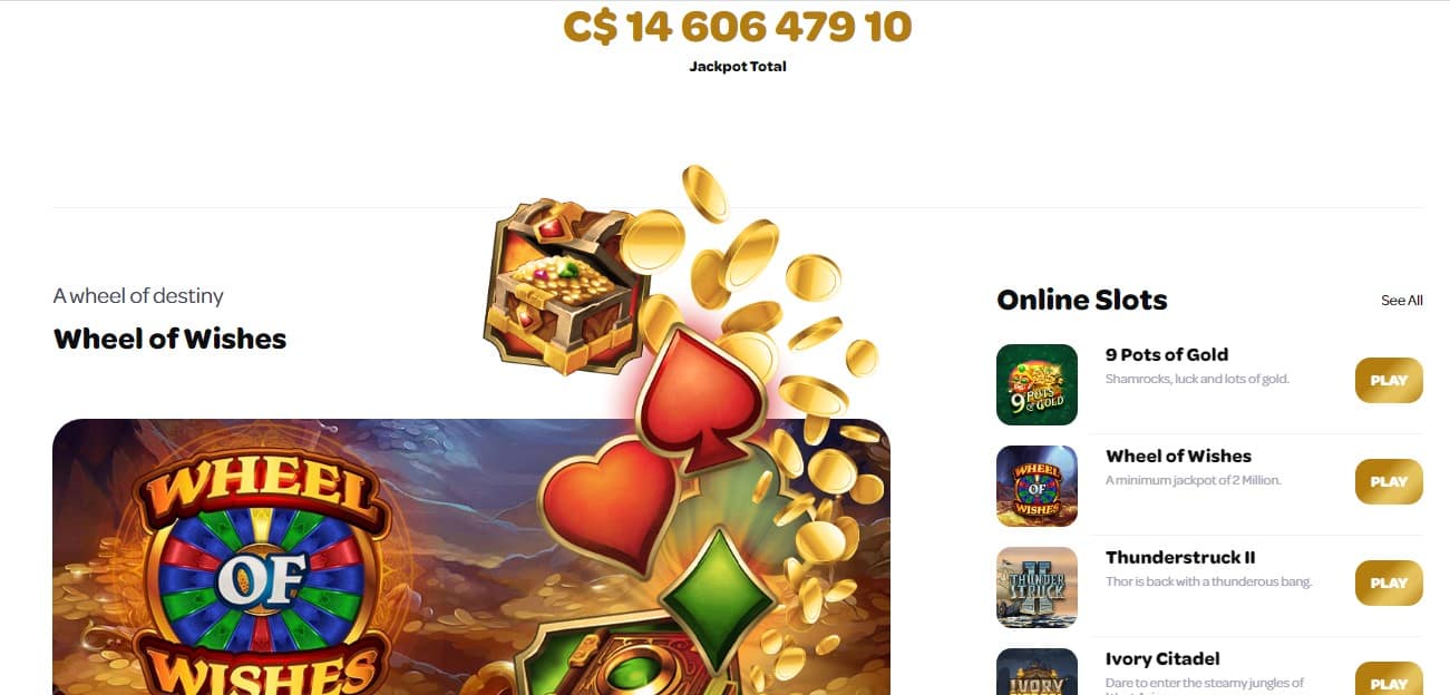 Spin Casino Jackpot