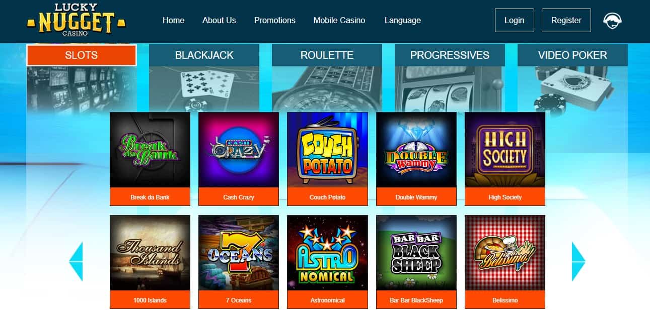 Lucky Nugget Casino Games