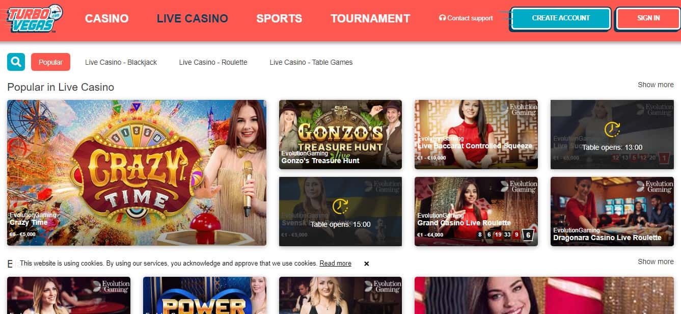 TurboVegas Casino Review