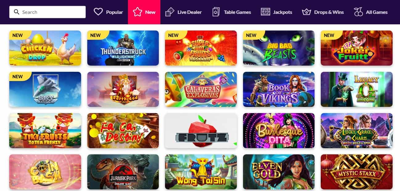 VegasKings Casino Games