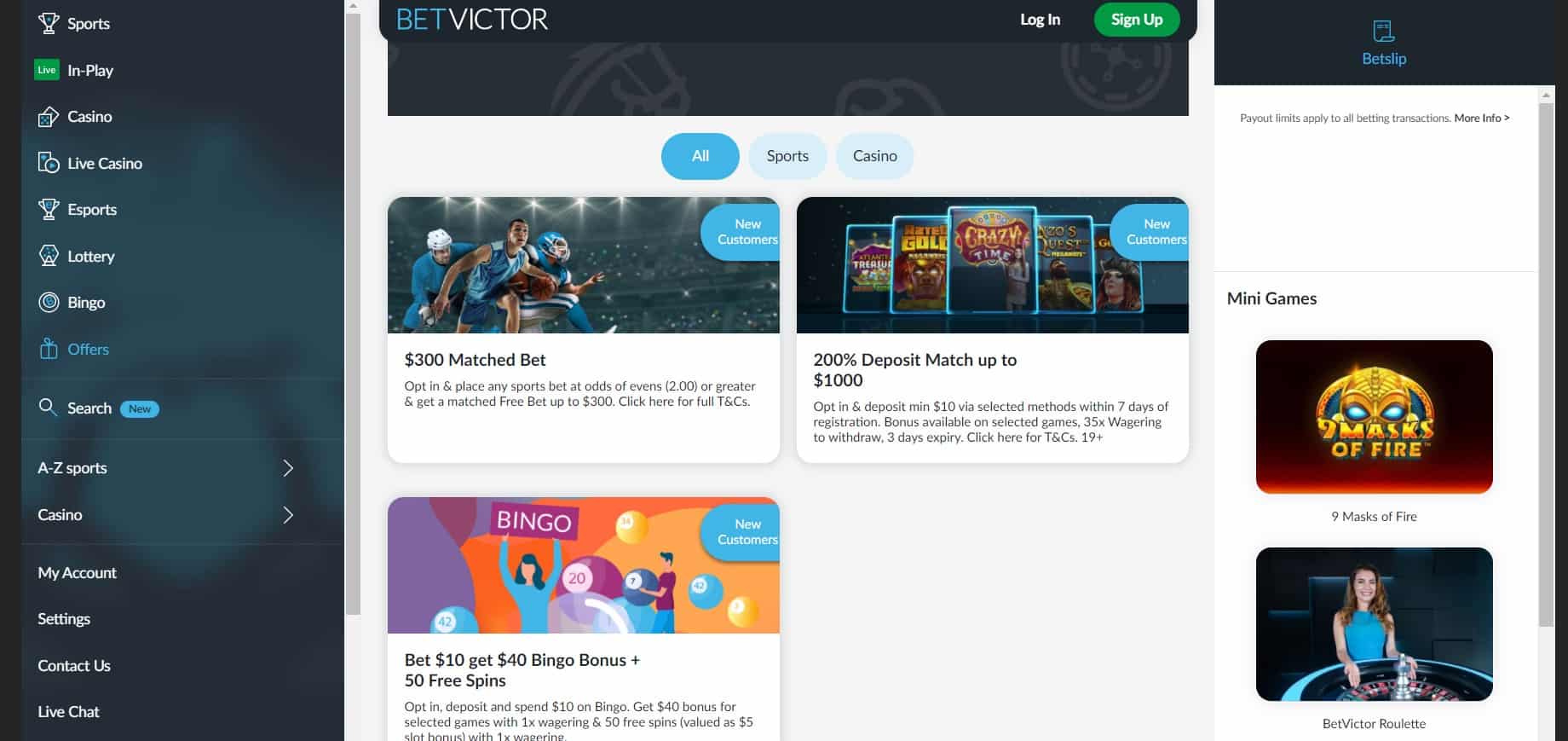 BetVictor Casino Promo